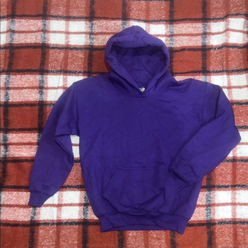 Gildan Kids Purple Hoodie